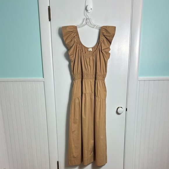 Marea By Liz Joy JANE DRESS Camel Tan Size Large - Picture 2 of 12